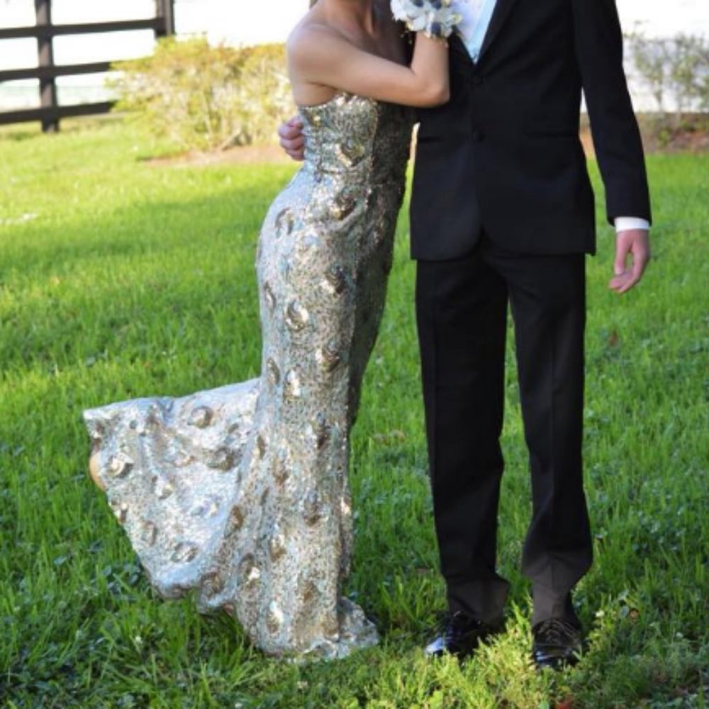 Sequined gown